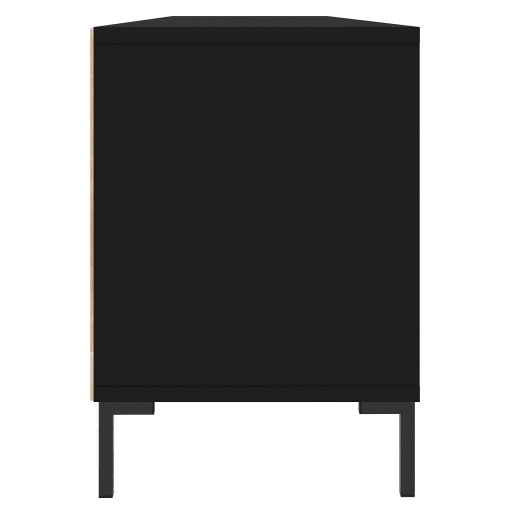 TV-skab Sort 150x30x44,5 cm Træ Materiale