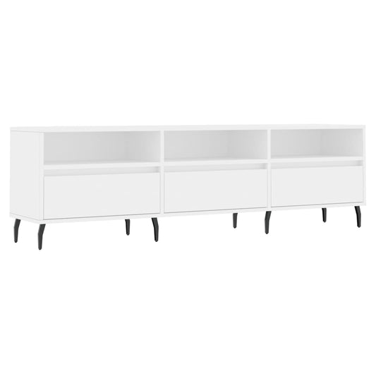 TV-skab Hvid 150x30x44,5 cm Træ Materiale