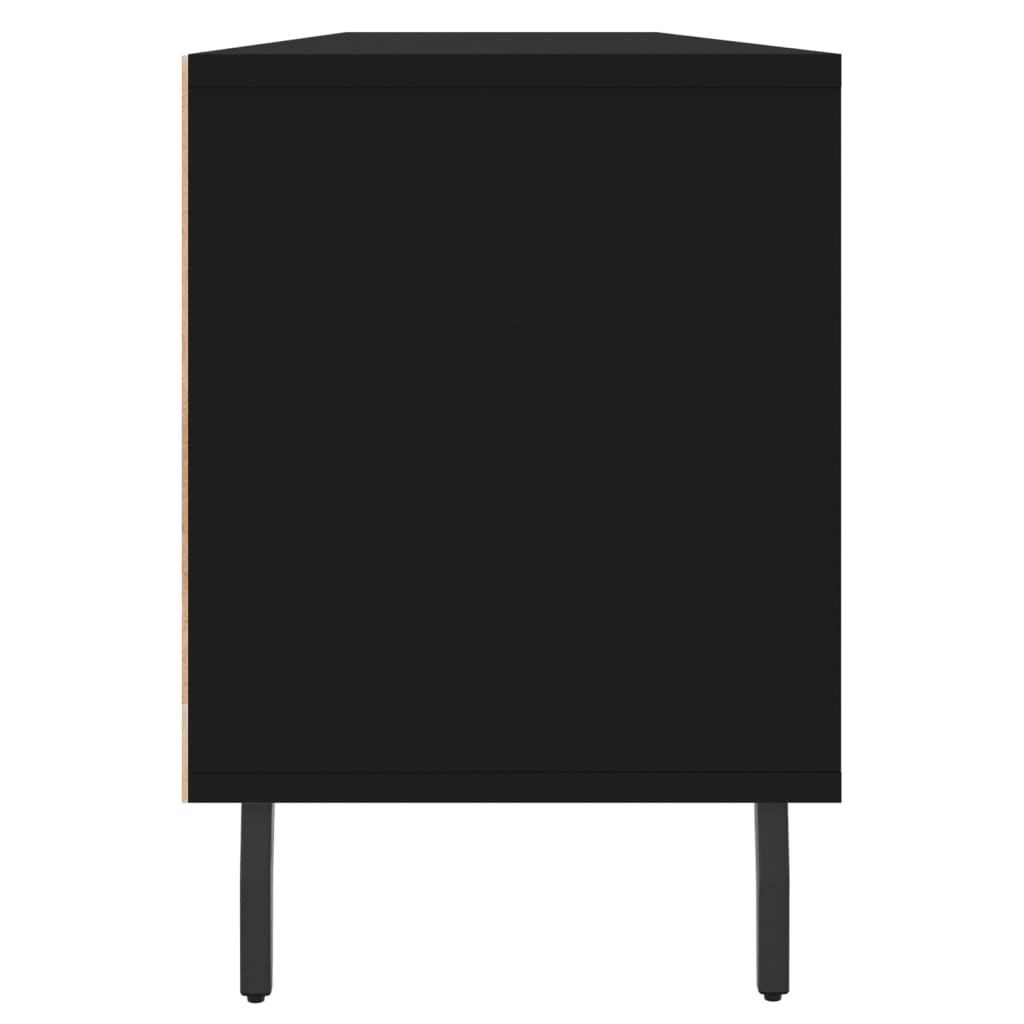 TV-skab Sort 150x30x44,5 cm Træ Materiale