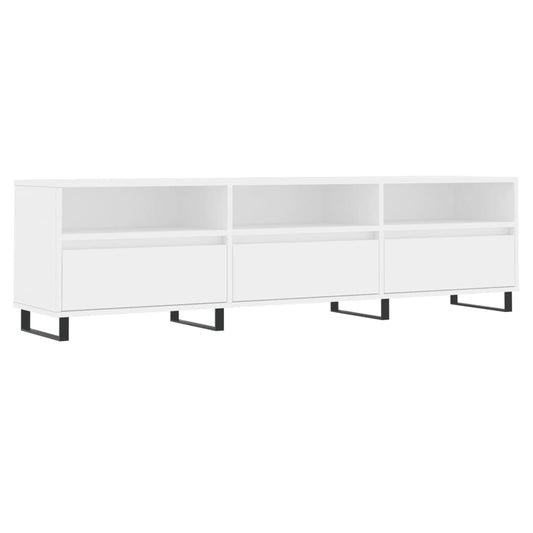 TV-skab Hvid 150x30x44,5 cm Træ Materiale