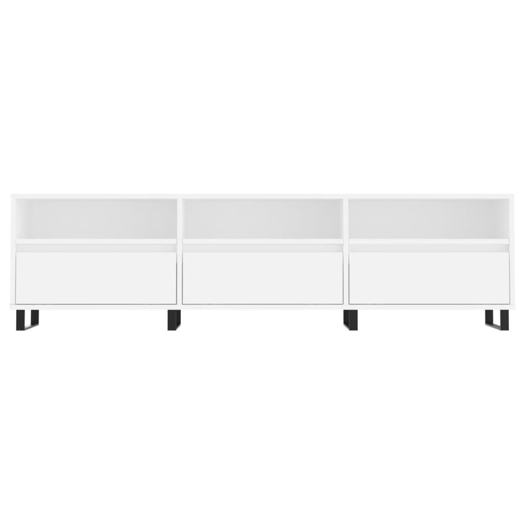 TV-skab Hvid 150x30x44,5 cm Træ Materiale