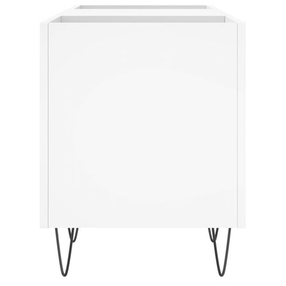 Plattenschrank Weiß 121x38x48 cm Holzwerkstoff