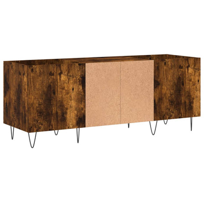 Plattenschrank Räuchereiche 121x38x48 cm Holzwerkstoff