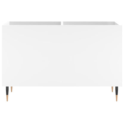 Plattenschrank Weiß 74,5x38x48 cm Holzwerkstoff