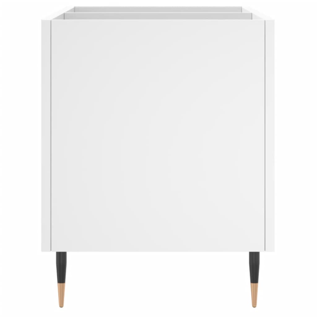 Plattenschrank Weiß 74,5x38x48 cm Holzwerkstoff