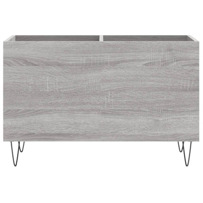Pladeskab Grå Sonoma 74,5x38x48 cm Træmateriale