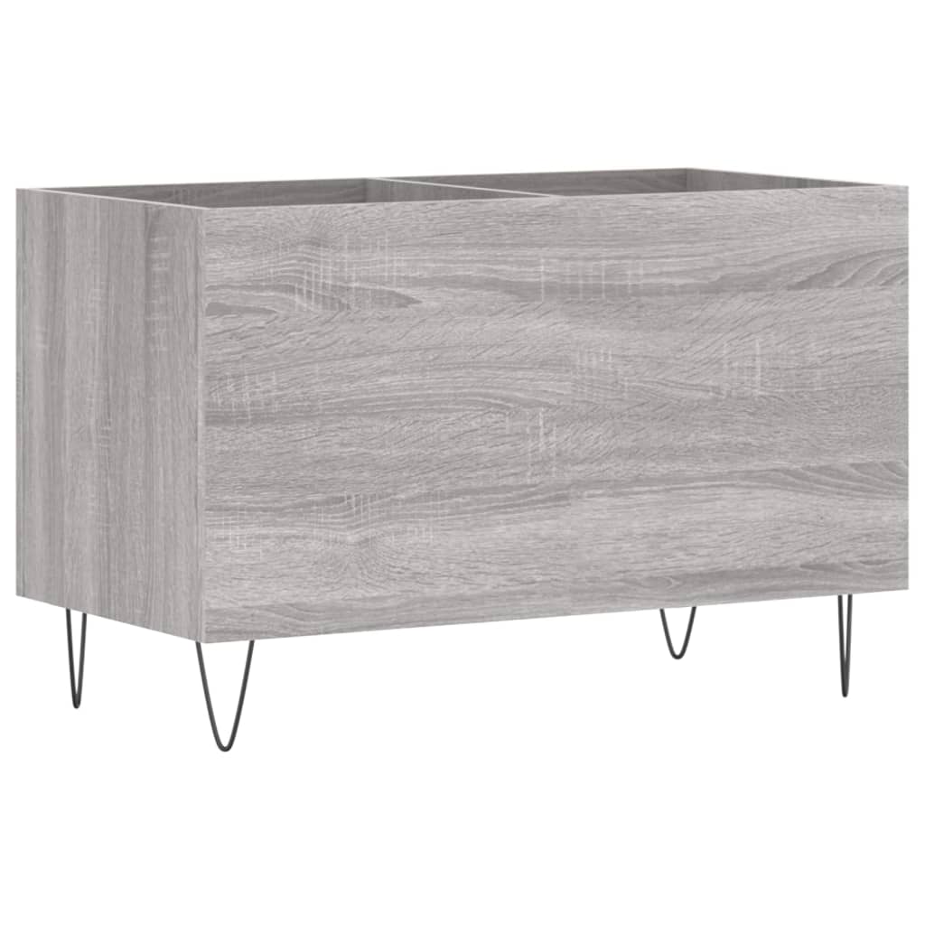 Pladeskab Grå Sonoma 74,5x38x48 cm Træmateriale