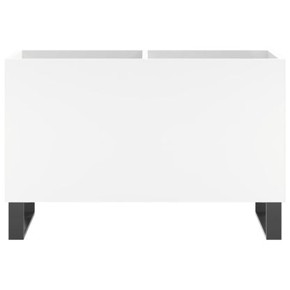 Plattenschrank Weiß 74,5x38x48 cm Holzwerkstoff