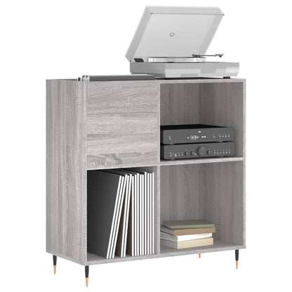 Plattenschrank Grau Sonoma 84,5x38x89 cm Holzwerkstoff