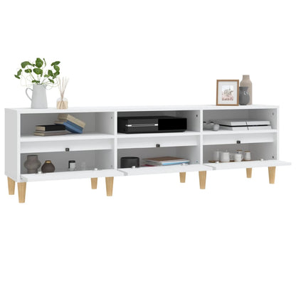 TV-skab Hvid 150x30x44,5 cm Træ Materiale