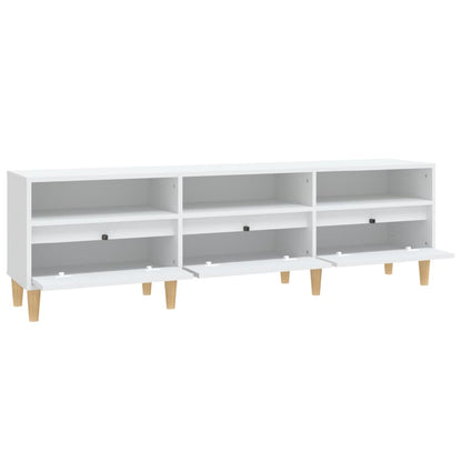 TV-skab Hvid 150x30x44,5 cm Træ Materiale