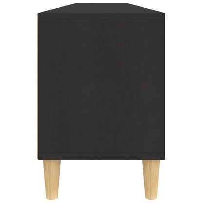 TV-skab Sort 150x30x44,5 cm Træ Materiale