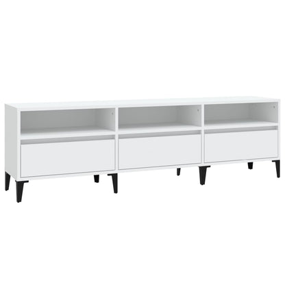 TV-skab Hvid 150x30x44,5 cm Træ Materiale