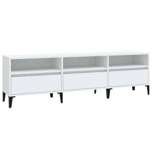TV-skab Hvid 150x30x44,5 cm Træ Materiale