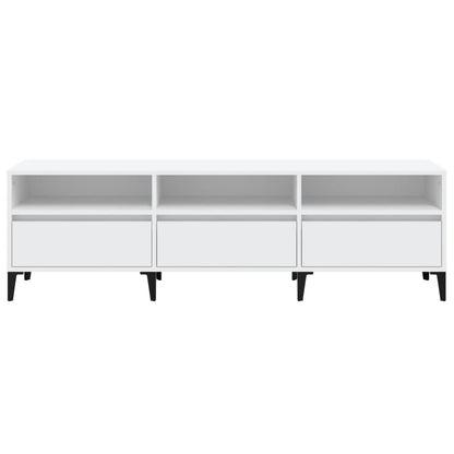 TV-skab Hvid 150x30x44,5 cm Træ Materiale