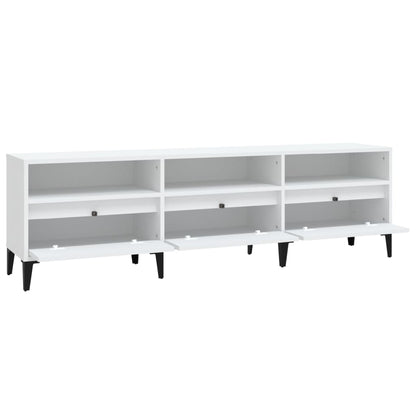 TV-skab Hvid 150x30x44,5 cm Træ Materiale