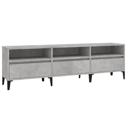 TV-møbel betongrå 150x30x44,5 cm træmateriale