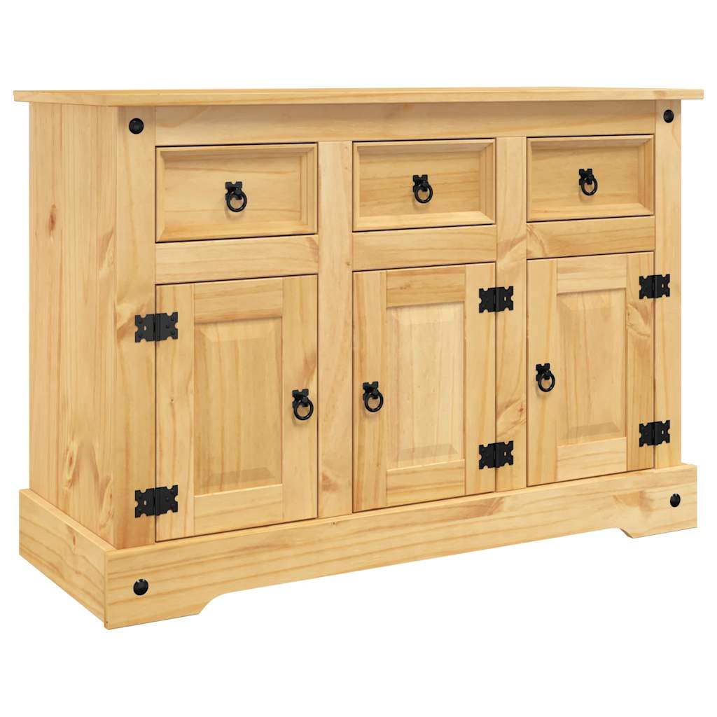 Skænk Corona 112x44x78 cm massivt træ mexicansk fyrretræ