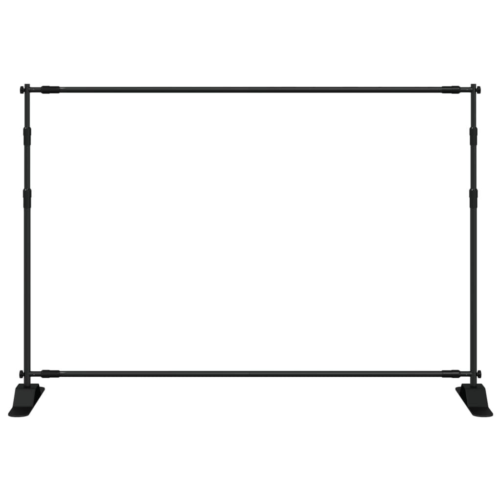 Hintergrundstativ Schwarz 305x243 cm Stahl