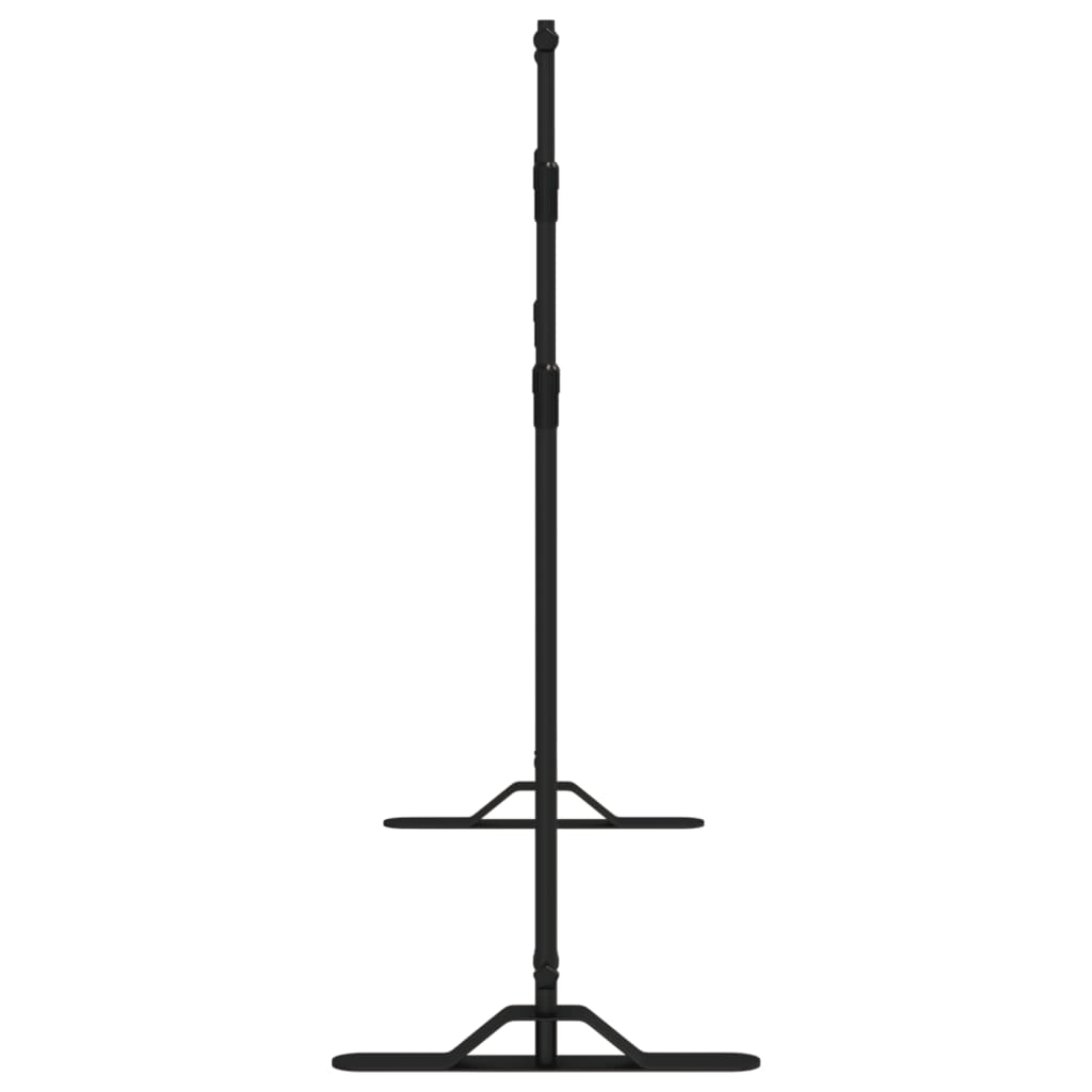 Hintergrundstativ Schwarz 305x243 cm Stahl