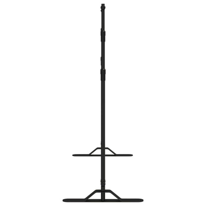Hintergrundstativ Schwarz 305x243 cm Stahl