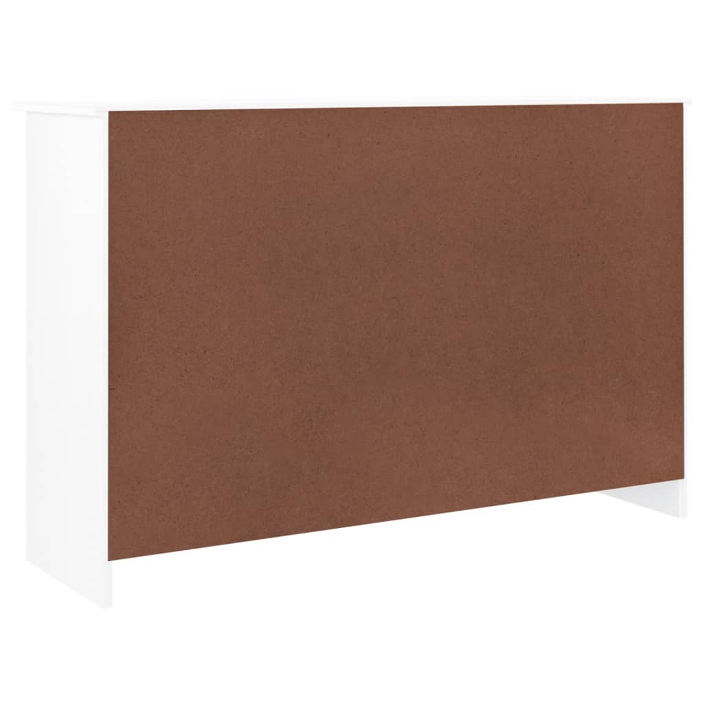 Kommode ALTA Hvid 112x35x73 cm Massiv Fyr