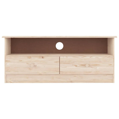 TV-Schrank mit Schubladen ALTA 100x35x41 cm Massivholz Kiefer