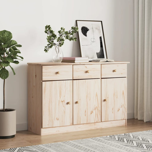 Skænk ALTA 112x35x73 cm massiv fyrretræ