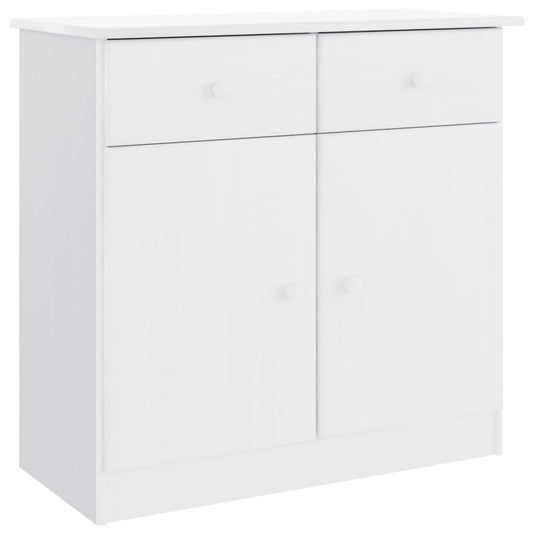 Skænk ALTA Hvid 77x35x73 cm Massiv Fyr