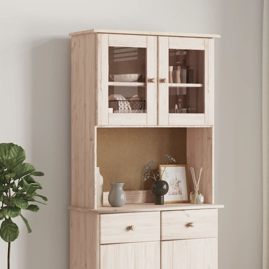 Skænkbeslag ALTA 77x30x92 cm massiv fyrretræ