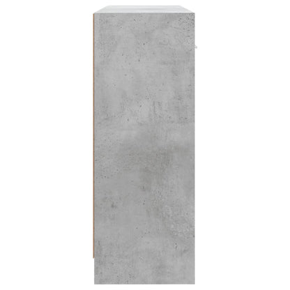Sideboard Betongrau 91x28x75 cm Holzwerkstoff