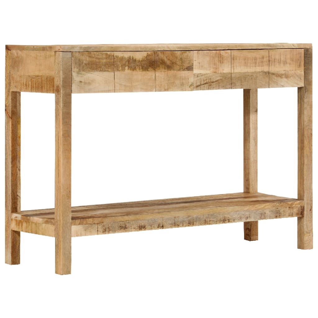Konsolentisch mit 2 Schubladen 110x35x75 cm Massivholz Mango