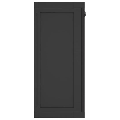Gartenschrank Schwarz 65x37x85 cm PP