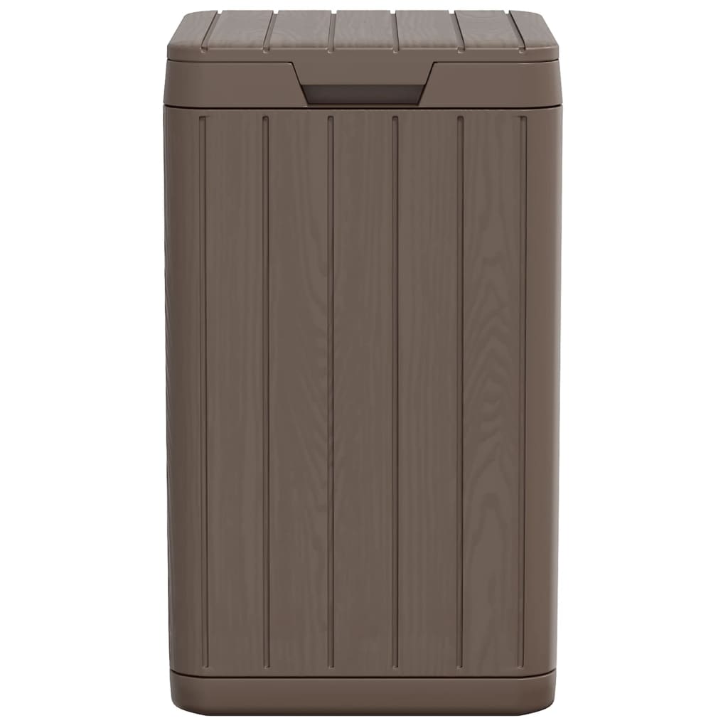 Outdoor-Mülltonne Braun 38x38x65 cm PP