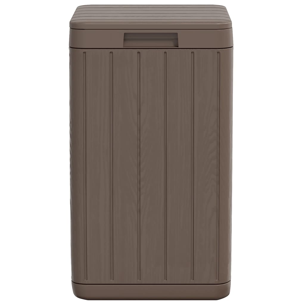 Outdoor-Mülltonne Braun 38x38x65 cm PP