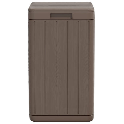 Outdoor-Mülltonne Braun 38x38x65 cm PP