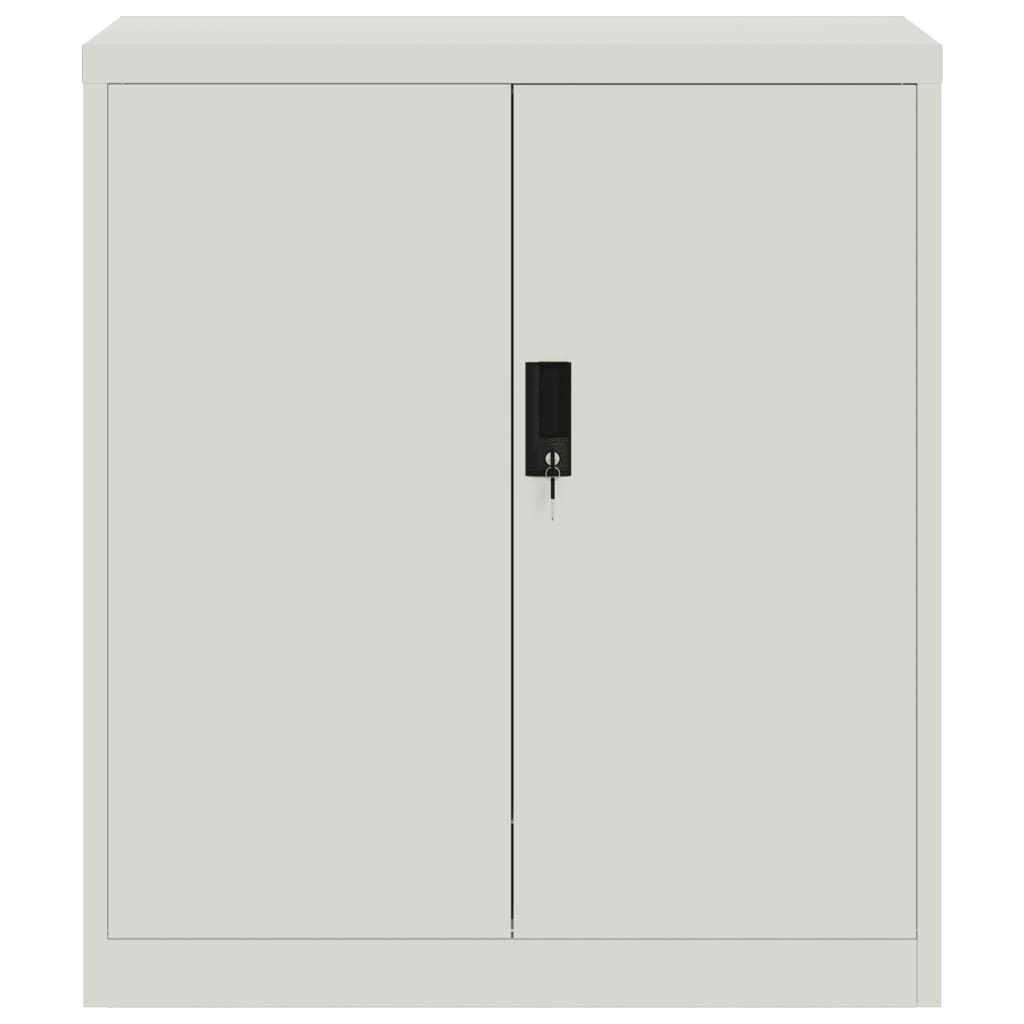 Arkivskab Lysegrå 79x40x90 cm Stål