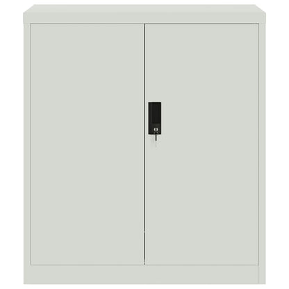 Arkivskab Lysegrå 79x40x90 cm Stål