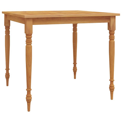 Batavia bord 85x85x75 cm massiv teaktræ