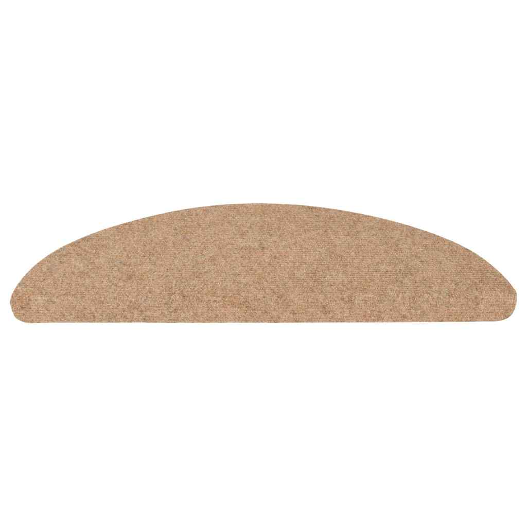 Stufenmatten Selbstklebend 10 Stk. Beige 56x17x3 cm