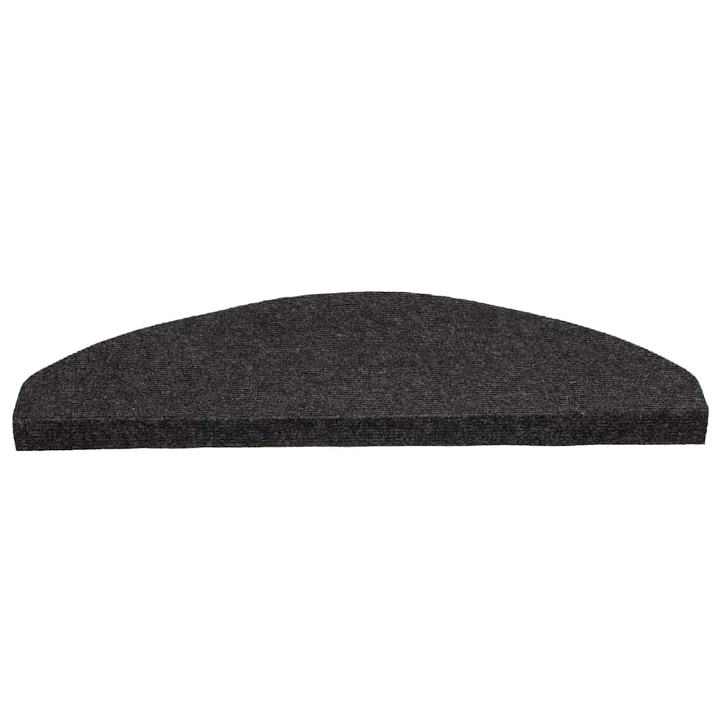 Stufenmatten Selbstklebend 10 Stk. Schwarz 65x22,5x3,5 cm