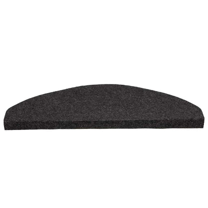 Stufenmatten Selbstklebend 10 Stk. Schwarz 65x22,5x3,5 cm