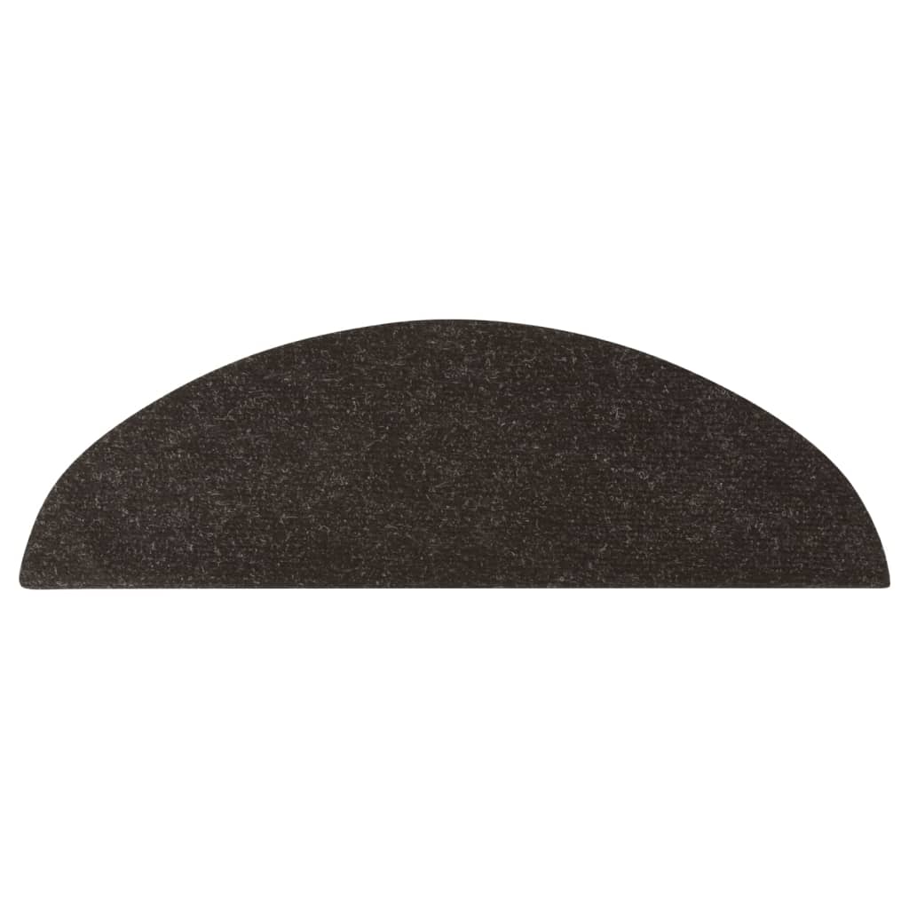 Stufenmatten Selbstklebend 10 Stk. Schwarz 65x22,5x3,5 cm