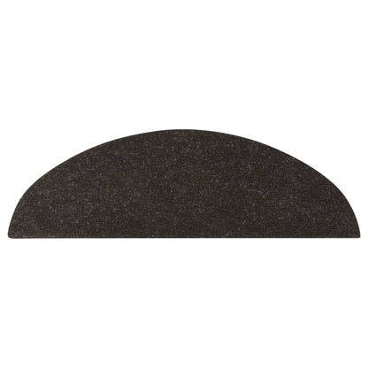 Stufenmatten Selbstklebend 10 Stk. Schwarz 65x22,5x3,5 cm