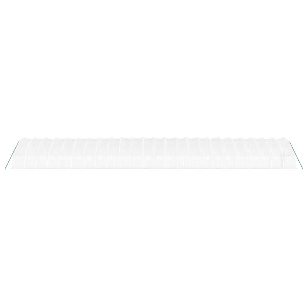 Gewächshaus mit Stahlrahmen Weiß 144 m² 24x6x2,85 m