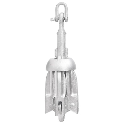 Klappanker Silber 0,7 kg Feuerverzinktes Gusseisen