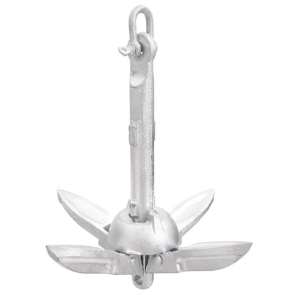 Klappanker Silber 0,7 kg Feuerverzinktes Gusseisen
