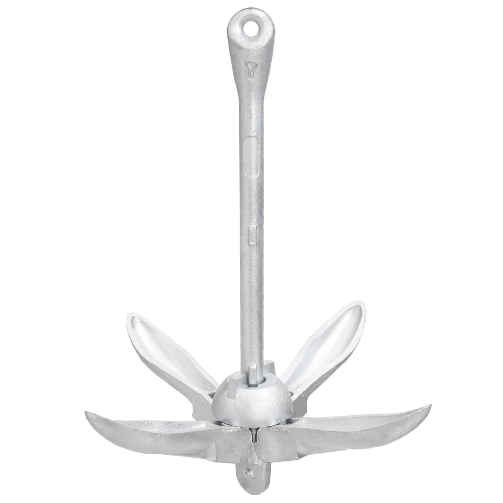 Klappanker Silber 4 kg feuerverzinktes Gusseisen
