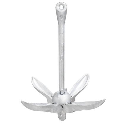 Klappanker Silber 4 kg feuerverzinktes Gusseisen