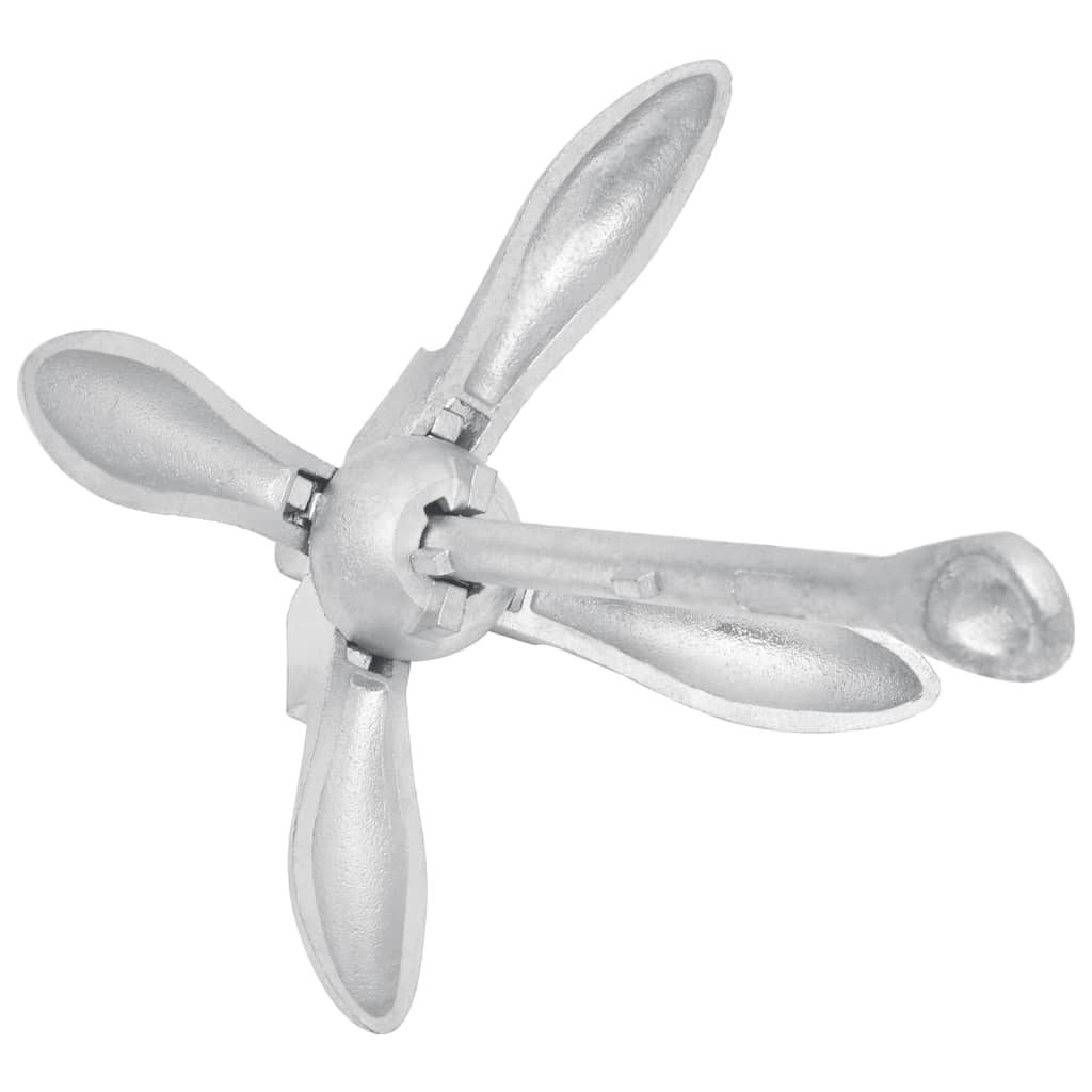 Klappanker Silber 8 kg Feuerverzinktes Gusseisen